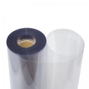 100 микрона твърда прозрачна PVC пластмаса в ролка за печат