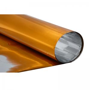 Гланцово злато PVC сребърна пластмаса лист 0.6mm