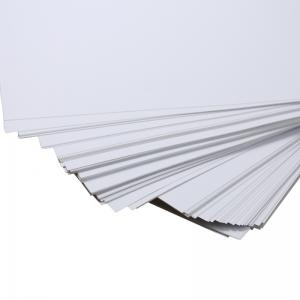 1 мм UV A4 размер твърда бяла непрозрачна мастилено-струен печат PVC пластмасови лист филм за лична карта