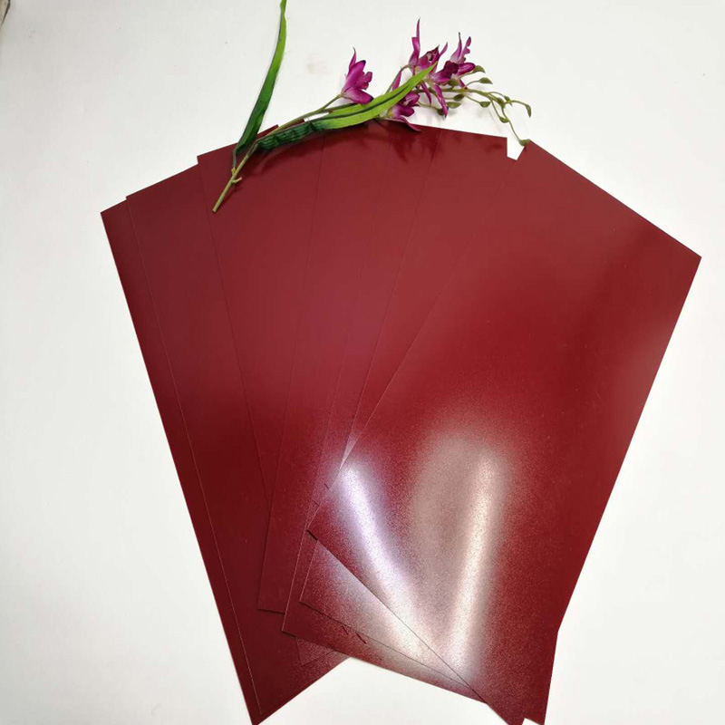 Гореща продажба 350 микрона Old Rose Polyester PET Пластмасов филмов лист за декорация на стенни панели