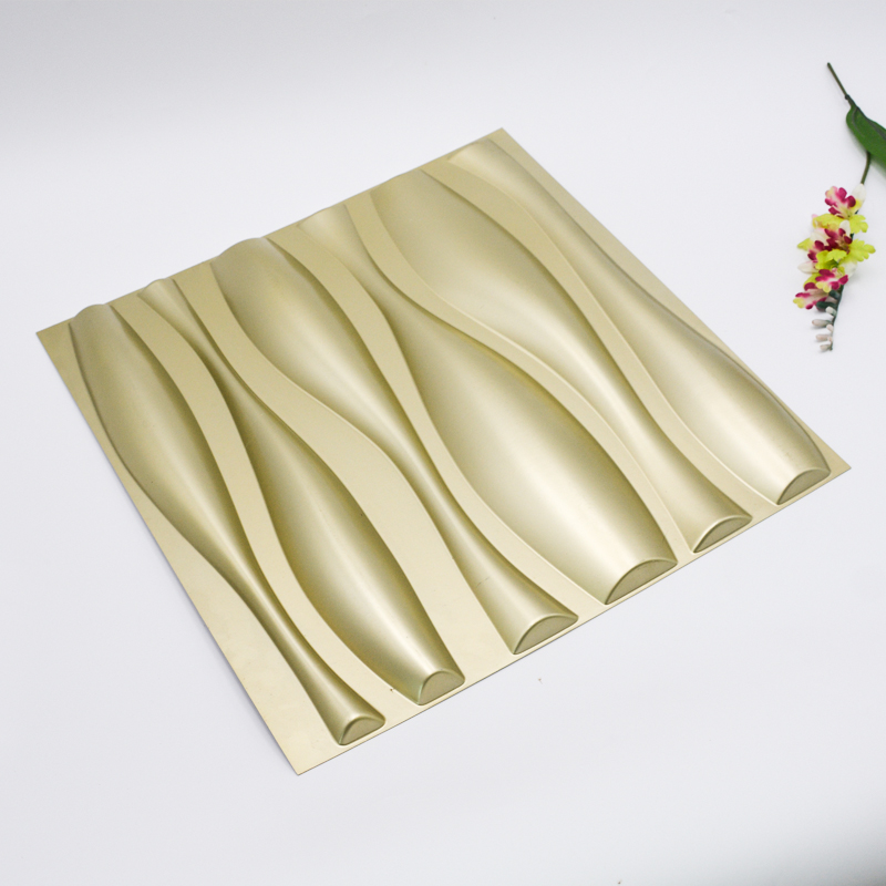 Звукоизолация Пластмасов PVC материал Декоративен панел за стена с дебелина 1 мм 3D стенни панели за интериорен декор