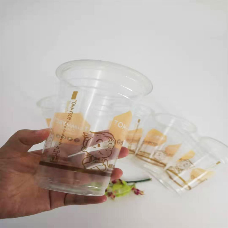 Храна степен 16оз обичайни пластмасови ясни PET блистера чаша за сок