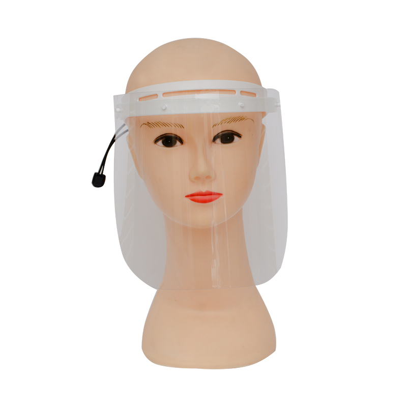 Ясна регулируема предпазна пластмасова защита против замъгляване на очите Щит за лице