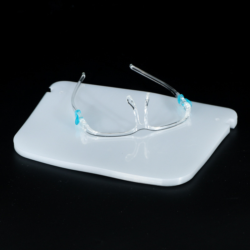 Прозрачен щит OEM Анти Сплаш Защита на лицето Visor PET филмов щит с очила