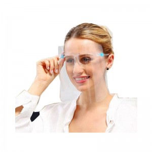 Защитни очила за лице срещу мъгла за многократна употреба Протектор за лице Щит за лице Пластмасов щит за лице с очила